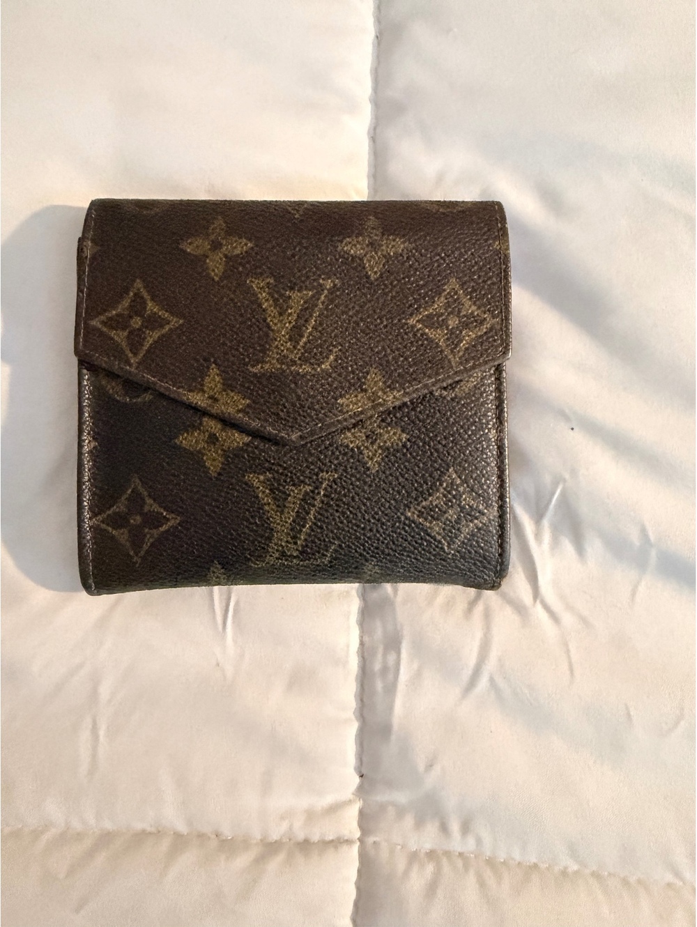 Louis Vuitton Vintage Monogram Canvas Trifold Wallet